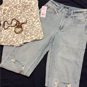 Women's Nwt Jeans size 0 wild fable